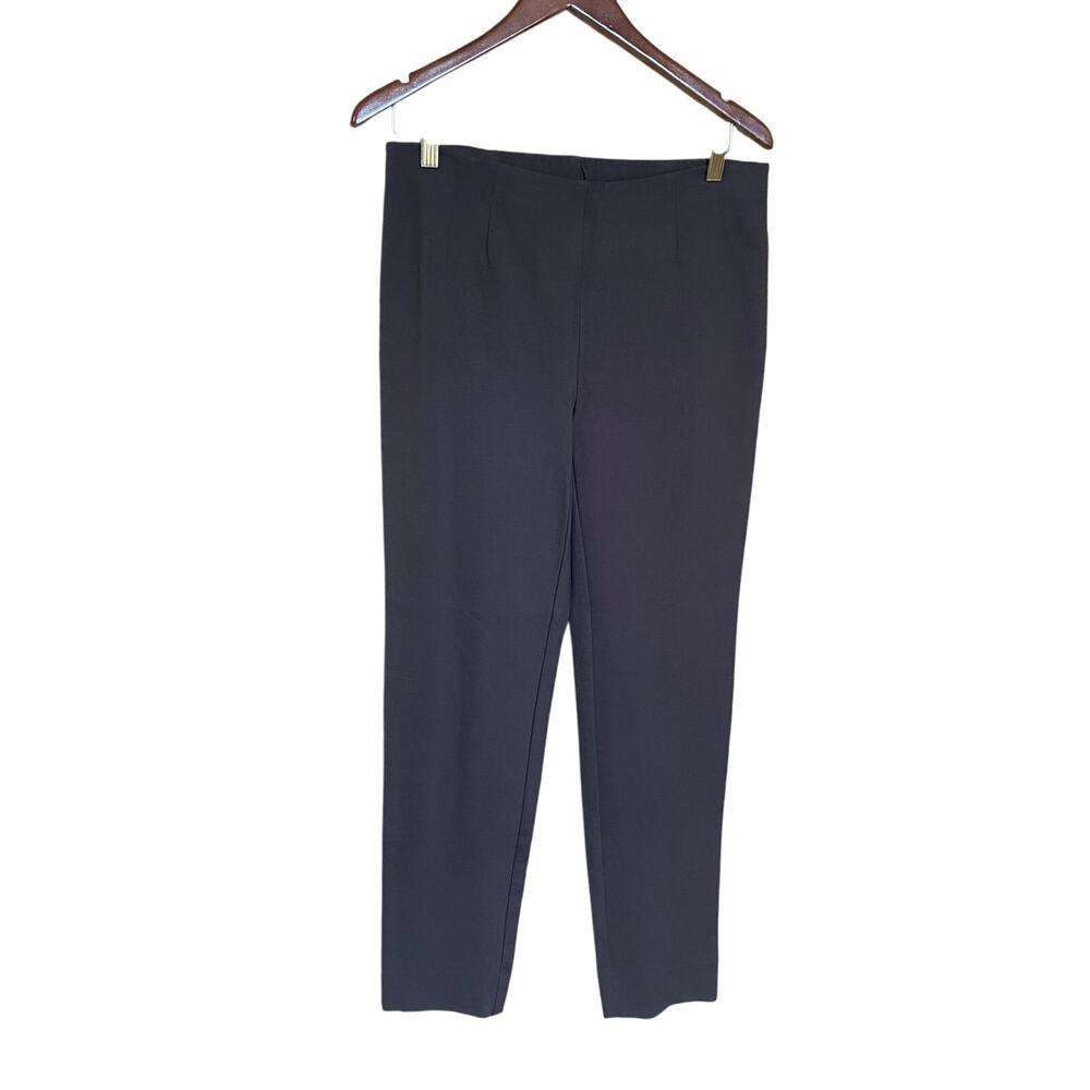 J. Jill Ponte Slim Leg Pants Women’s Small Dark Brown Stretch Pull-On